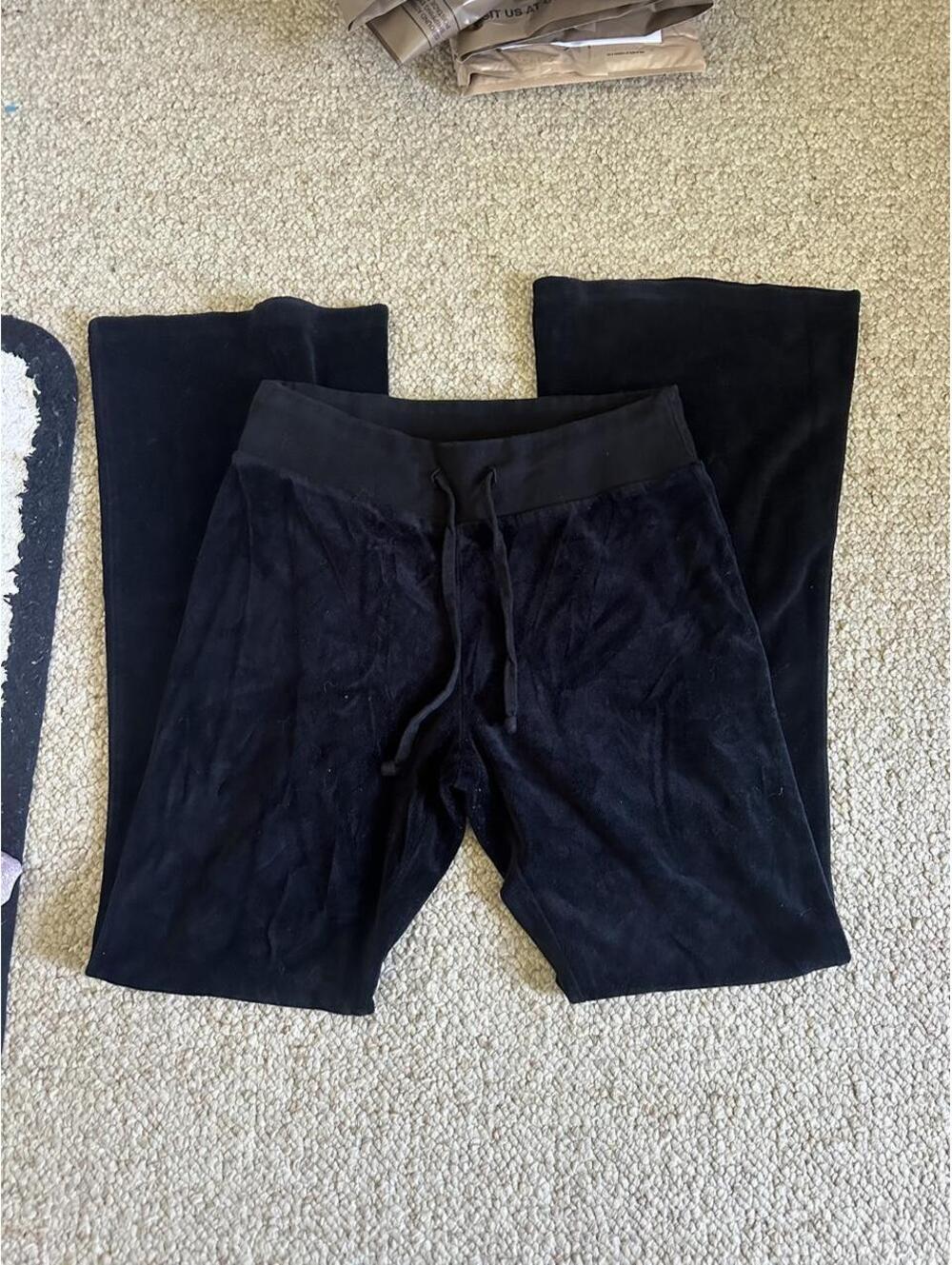 John Galt by brandy melville velour flare sweatpants